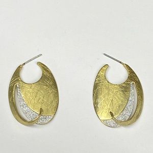 Estate hoop earrings
